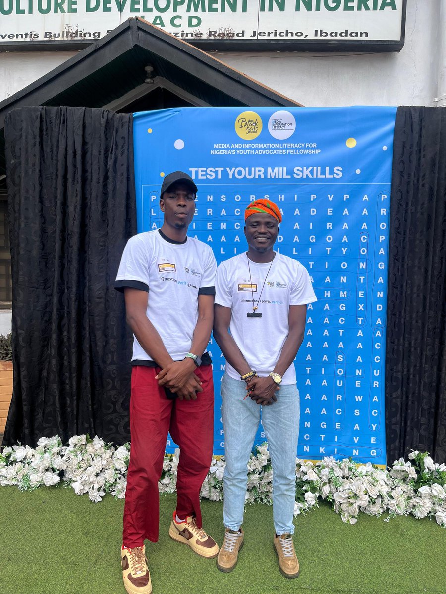 Yesterday, with fellow participants at the hybrid workshop organized by <a href="/blackgirldream_/">Black Girl’s Dream Initiative</a>  powering up Media and Information Literacy. 

Grateful to the organizers, team leads, and facilitators for the insightful presentations and knowledge shared so far.