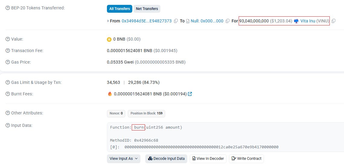 🔥 The $VINU community just burned 93B tokens!

Over 2 days, you sent 46.5B $VINU to the burn wallet. 
I then matched it, doubling the blaze! 🚀

The wallet is still open for more—keep the fire going VINUARMY! 

👇 Another burn’s coming when it fills up: