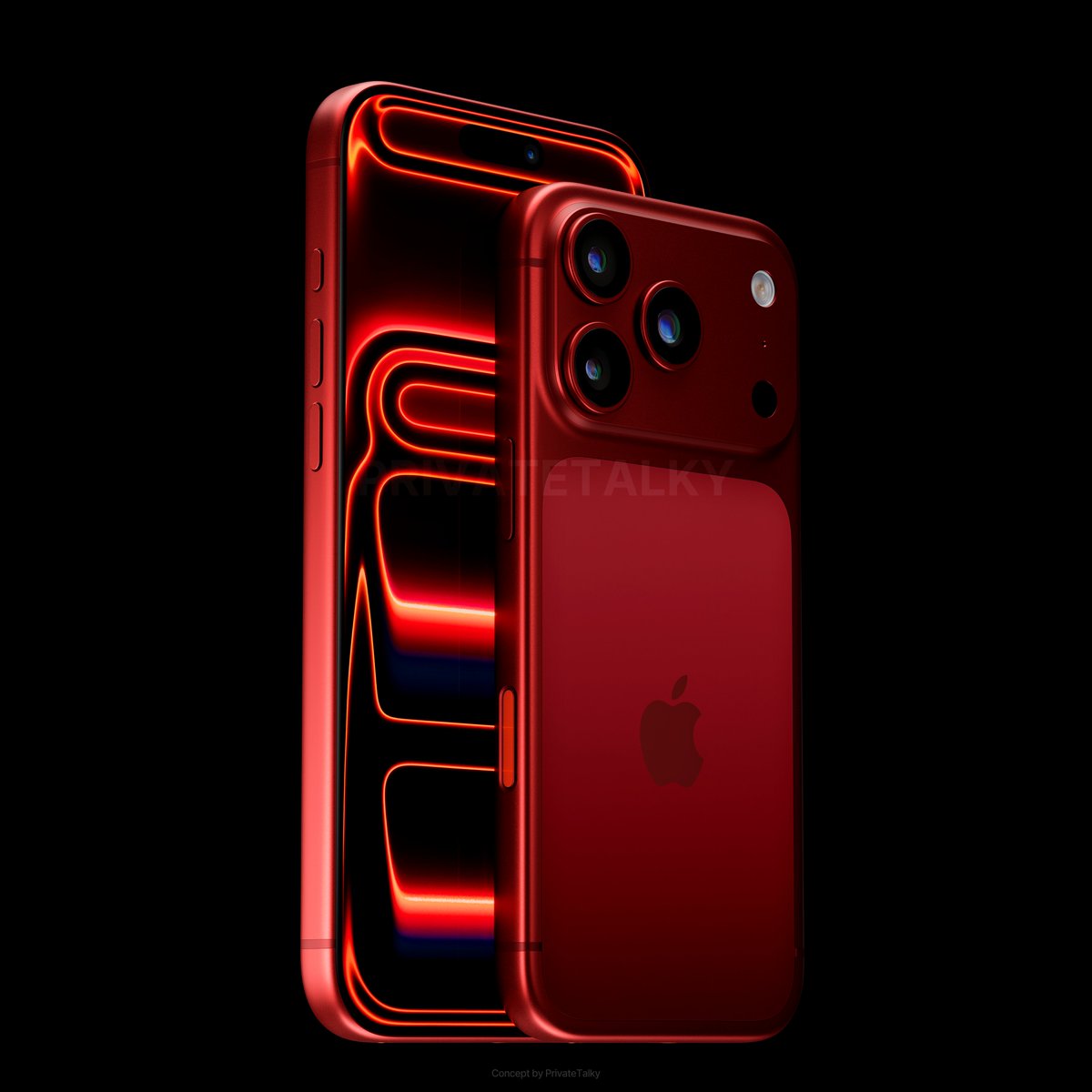 privatetalky's tweet photo. A red iPhone 17 Pro would have been perfect... https://t.co/0REFVgai8x