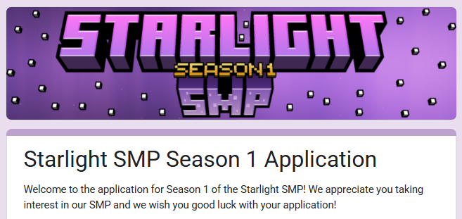 Starlight SMP tweet media