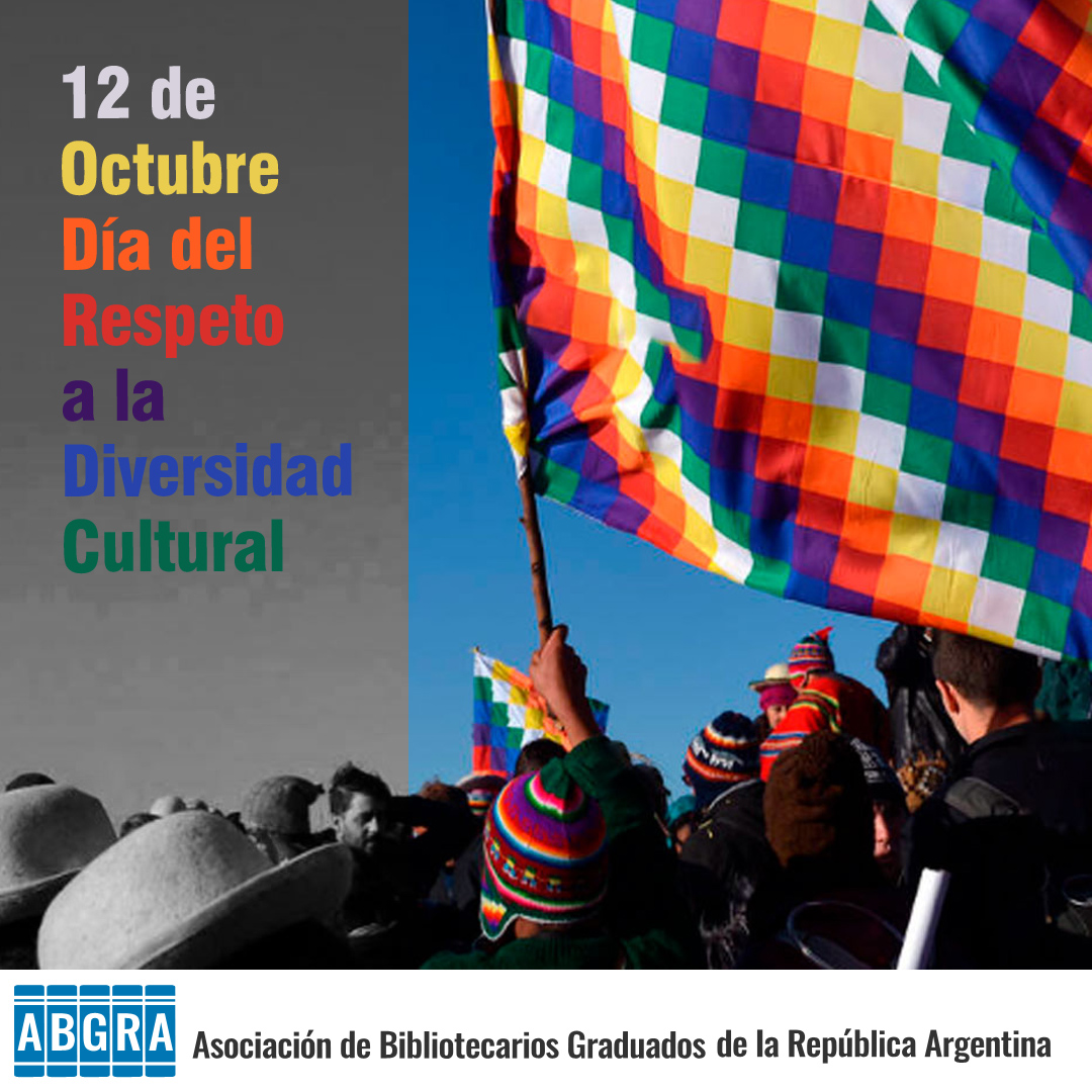 🌎 Día del Respeto a la #DiversidadCultural
Celebramos la riqueza de nuestra identidad pluriétnica y el valor de los #PueblosOriginarios
📚 Fomentemos el conocimiento mutuo, la reflexión histórica y el respeto a la diversidad que nos enriquece.
 #ABGRA