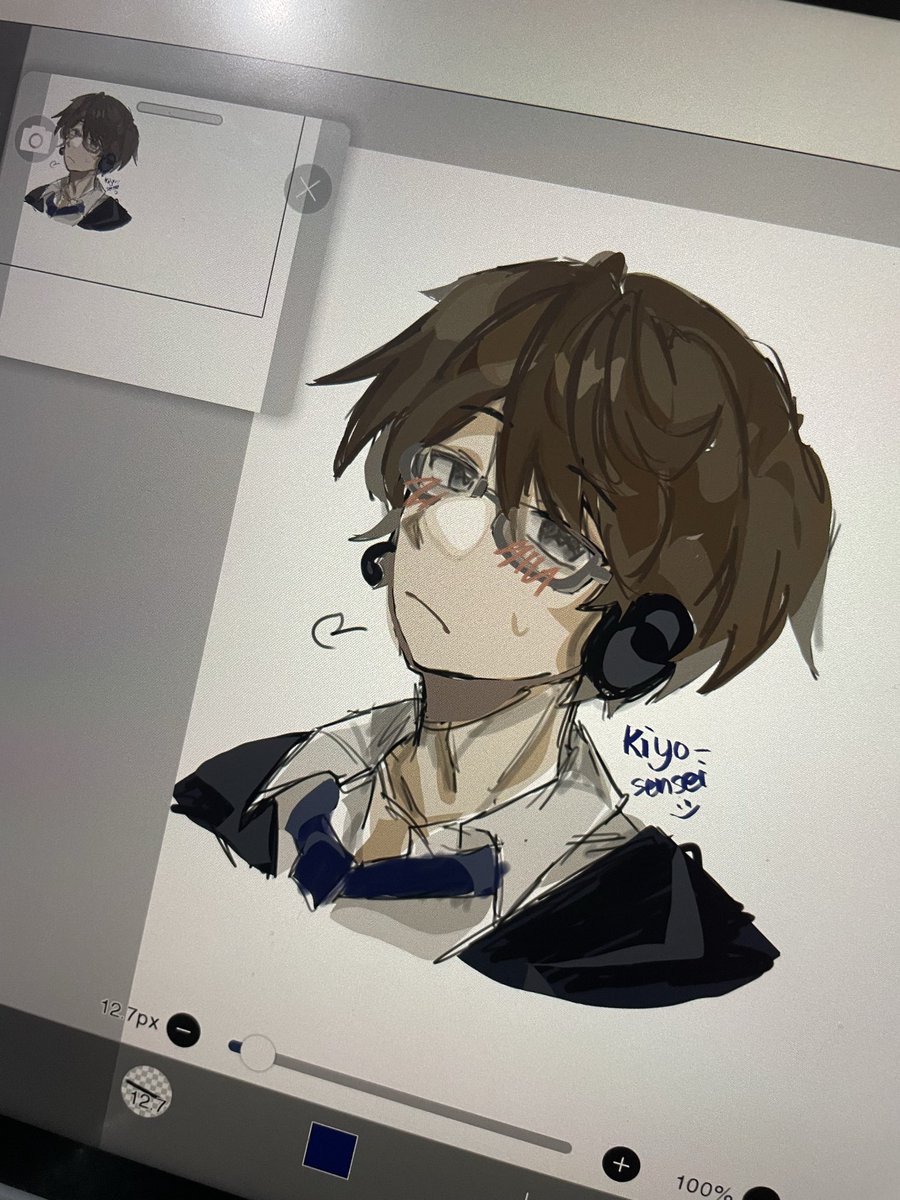 kiy0pilled's tweet photo. I haven’t drawn Kiyoteru since… JULY????? 😰😰😰😰
#氷山キヨテル https://t.co/39ZH6zFD5P