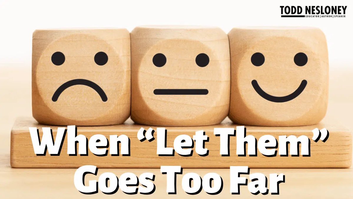 TechNinjaTodd's tweet image. I’ve loved Mel Robbins’ “Let Them” theory since the first time I heard it. The idea is simple. Stop trying to control how others act, think, or feel. If people want to misunderstand you, let them. If someone chooses not to invite you, let them. If they gossip, let them. It’s…