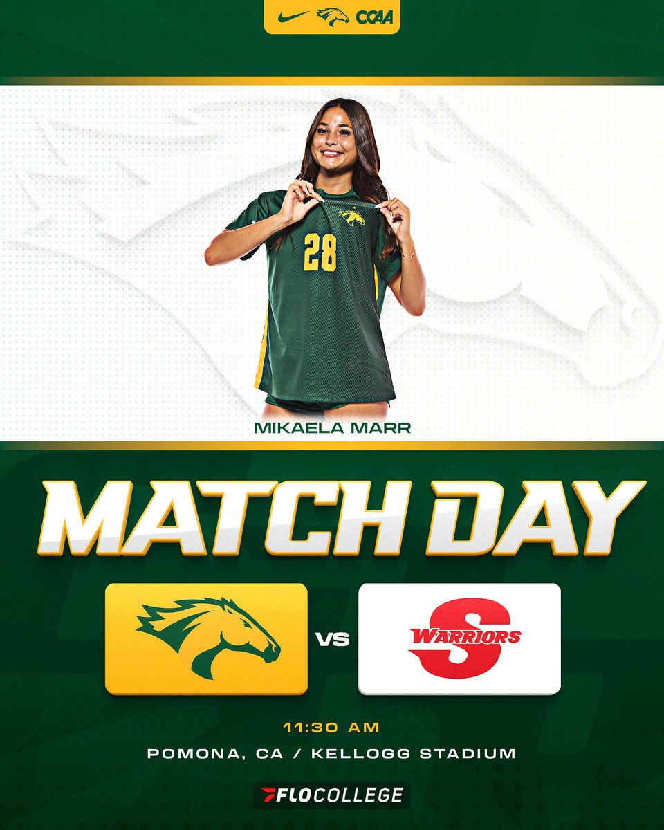 cppwsoccer's tweet image. It’s match day!!
The No. 1 Broncos take on Stanislaus State at home.
#WeAreCPP
