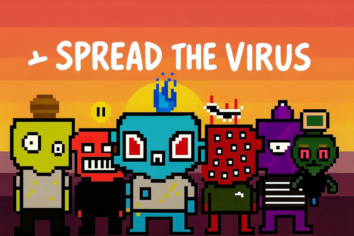 GM GM ☀️ 🦠

Happy Sunday Everyone 🚀 

#spreadthevirus 🌎