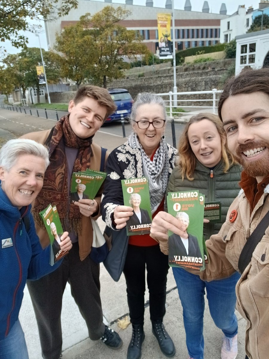 James Kearney (@jamesmfkearney) on Twitter photo At it again out for <a href="/catherinegalway/">Connolly for President</a> in Dún Laoghaire. Grey skies but big smiles.
The momentum is building as election day gets closer with more and more people declaring their support for Catherine! At it again out for <a href="/catherinegalway/">Connolly for President</a> in Dún Laoghaire. Grey skies but big smiles.
The momentum is building as election day gets closer with more and more people declaring their support for Catherine!