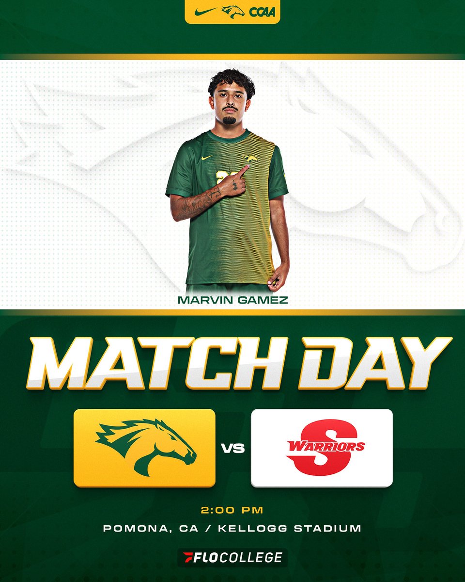 cppmsoccer's tweet image. The No. 16 Broncos take on the No. 3 Warriors at home!
#WeAreCPP