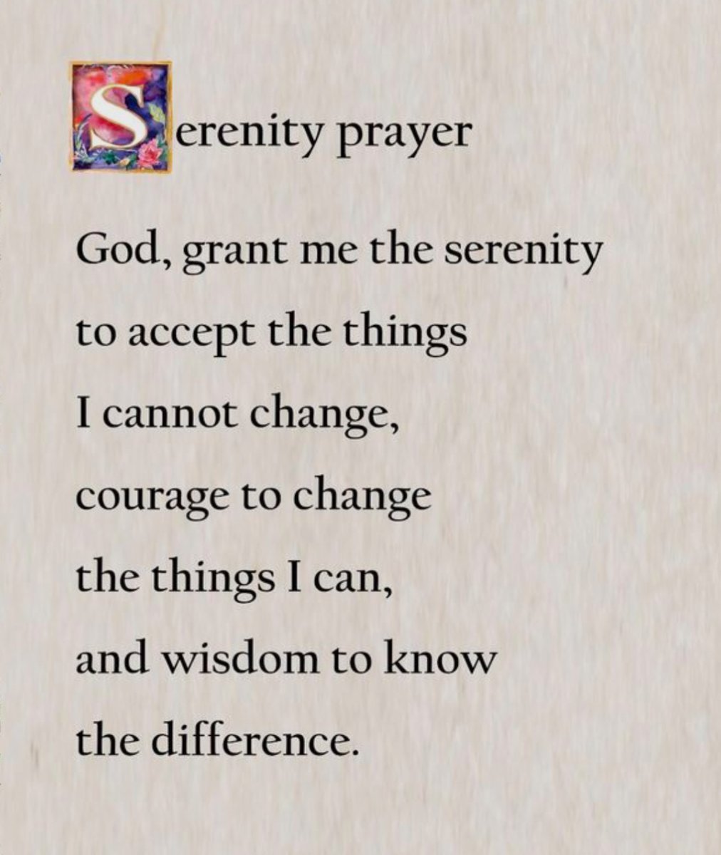 The Serenity Prayer