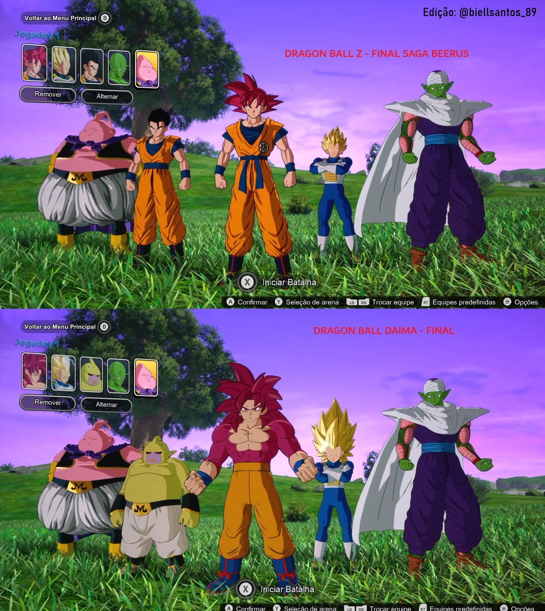 CanalBudokai's tweet image. PARE TUDO!!!
Precisamos discutir sobre qual equipe venceria!
A equipe Batalha dos Deuses ou a equipe DAIMA?
