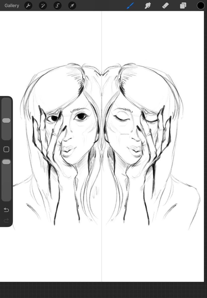 biltzled's tweet image. messing around with symmetry tool #artmoots #wip