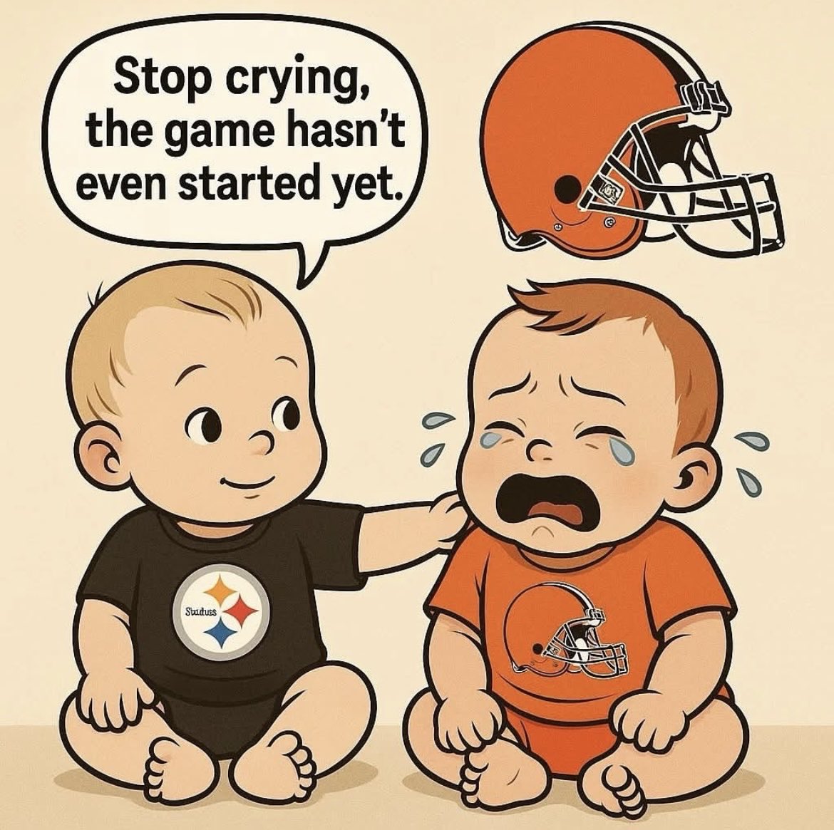 steelerlisa58's tweet image. This made me laugh! #HereWeGo