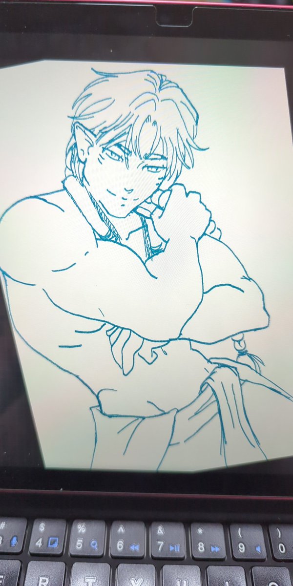 Today's sketch. Pose isn't mine.