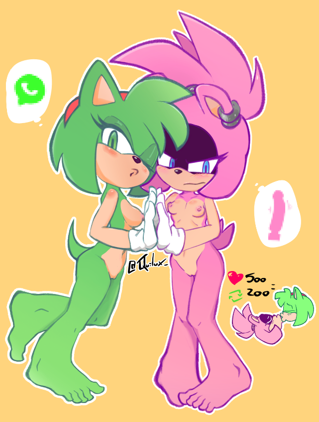 they went to the salon to get their colors switched up
#amyrose #SurgeTheTenrec