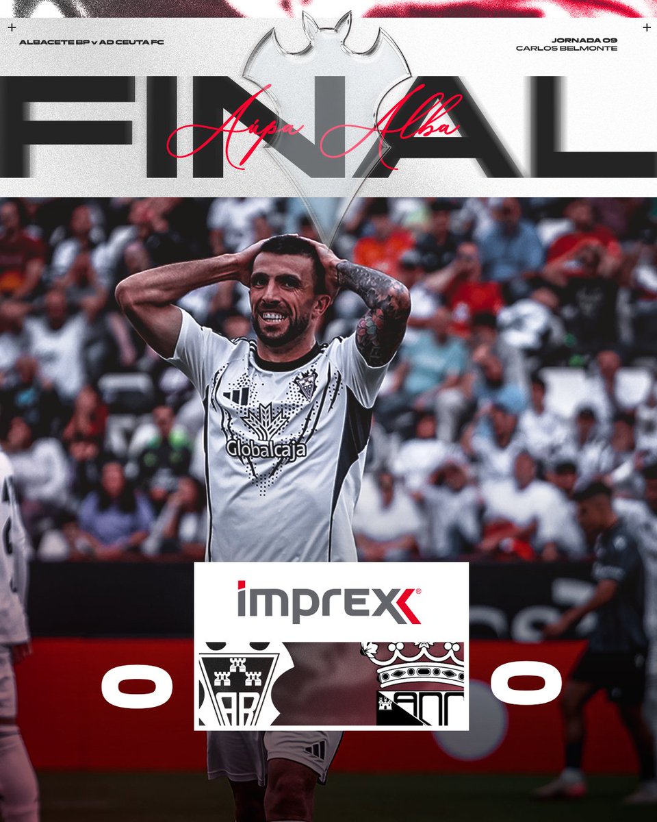 Mmunozort's tweet image. ALBACRÓNICAS DE SOFÁ (hoy desde el campo) EXPRESS (J9): Dos empates a 0 seguidos y la sensación de un equipo con poca alma ante un rival que hoy no ha sido nada superior. Lo de la delantera de este Albacete es tremendamente preocupante.