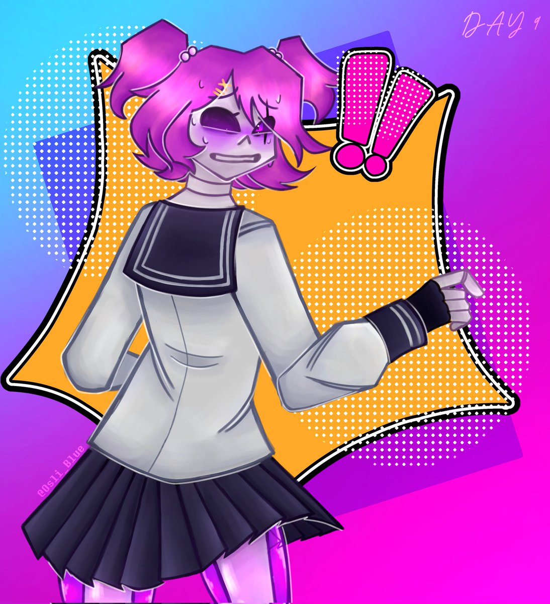 Osli_Blue's tweet photo. 𝅙ׁ𝅙𝅙ִ 𝅙𝅦𝅙 ּ𝅙ㅤ Sanstober day 9
Uhh... Epic?

#undertale #undertaleAU  #epictale #epicsans #Inktober2025 #sanstober #fanart https://t.co/Fx7wWMfPHH