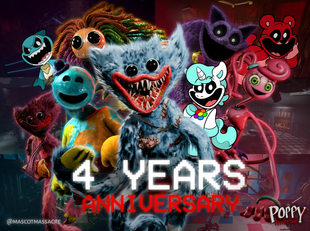 🚨 POPPY PLAYTIME ANNIVERSARY 🚨

In the honour of Poppy Playtime 4th anniversary, share your FAVOURITE Character &amp; Moment from the franchise 👀 

#PoppyPlaytime #PoppyPlaytimeChapter4