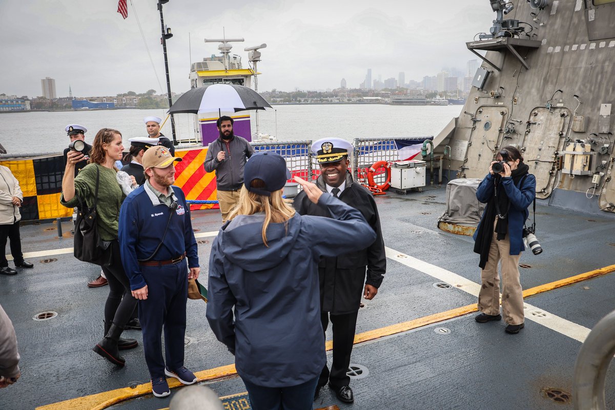MikieSherrill's tweet image. Monday marks the 250th anniversary of The Navy, and there’s no better way to celebrate than a tour of the Battleship New Jersey! We had a saying in the Navy — Ship, Shipmate, Self. No mission was ever about just one person, and we had to work together to see any mission through.