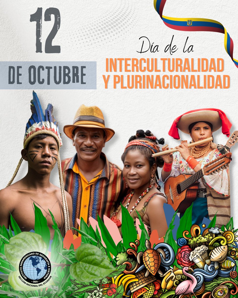 ☀️ Conmemorar la interculturalidad es rescatar la riqueza de ser diferentes 🫱🏼‍🫲🏾 y fortalecer la convivencia de una sociedad diversa que se complementa en búsqueda del bien colectivo 👥 🌎.
.
.
.
.
#IPGH #12octubre #follower #parati #viralpost #foryouシ #ciencia #resistencia