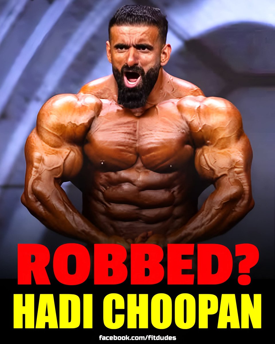 Mr_LHS_RHS's tweet image. Man, they clearly robbed #HadiChoopan #MrOlympia again.
Iranian nationality: ❌
US nationality: ✅

Here's the whole story at the event, Request to the Mr. Olympia committee: Please just give all the Mr. Olympia titles to US guys—don't even bother with the rest of the world!