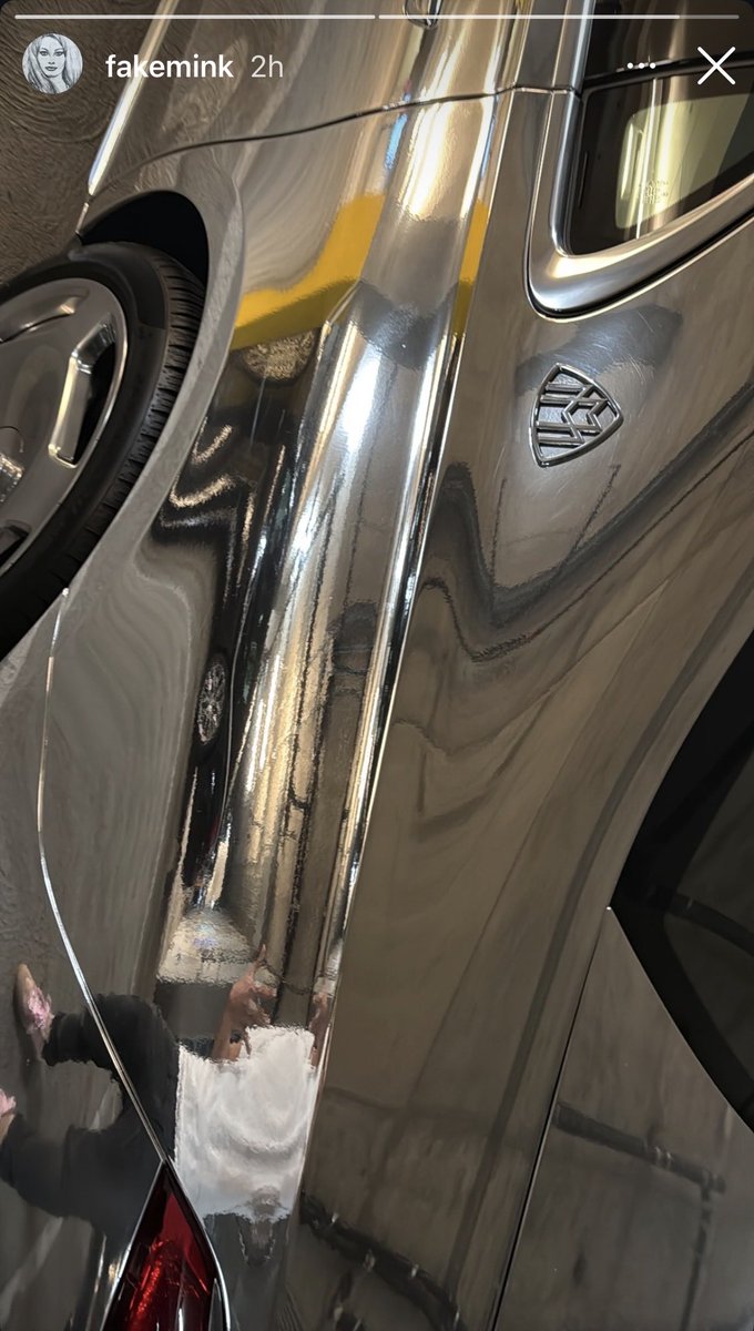 Kurrco's tweet image. Fans are speculating Fakemink is working with Ye after he posted a Chrome Maybach via IG