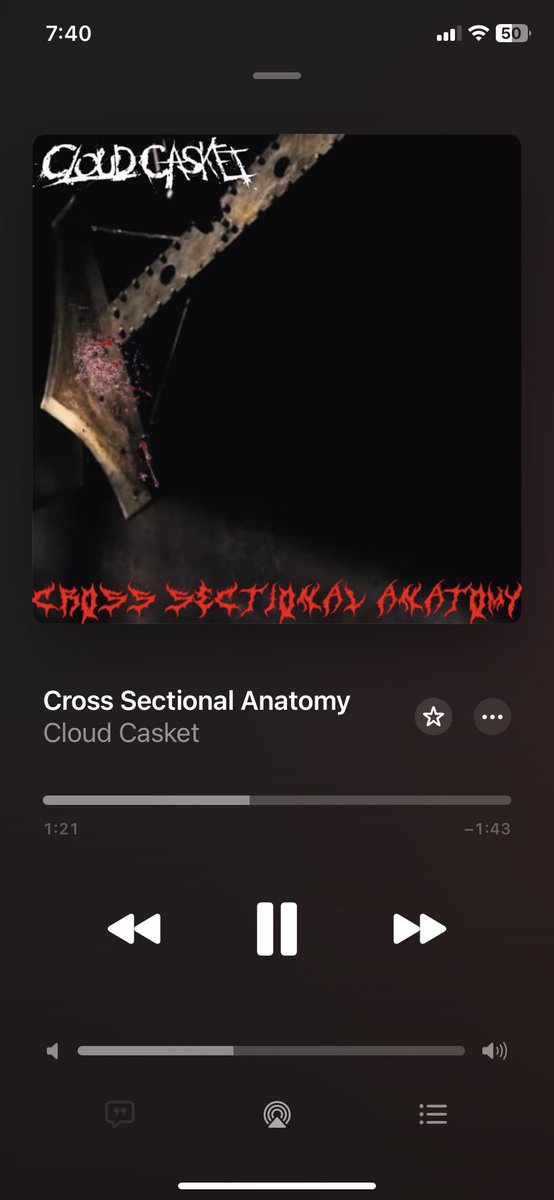 Happy Sunday everyone! 
Stream Cross Sectional Anatomy by Cloud Casket!