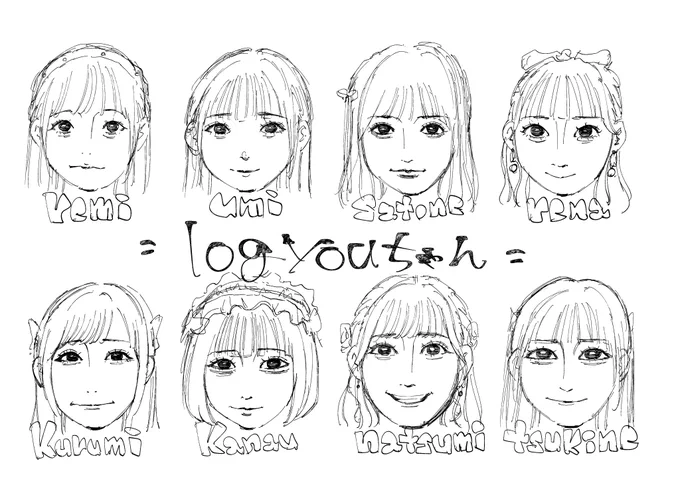 log youちゃん練習らくがき_φ(・_・ ❤︎)

#logyou
#ろぐゆー
#PEAKSPOT 
