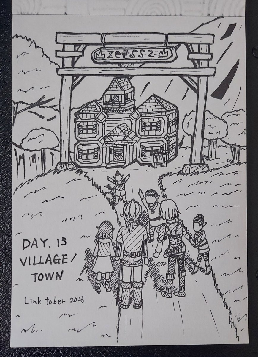 #Linktober
#Linktober2025 
DAY.13 VILLAGE/TOWN