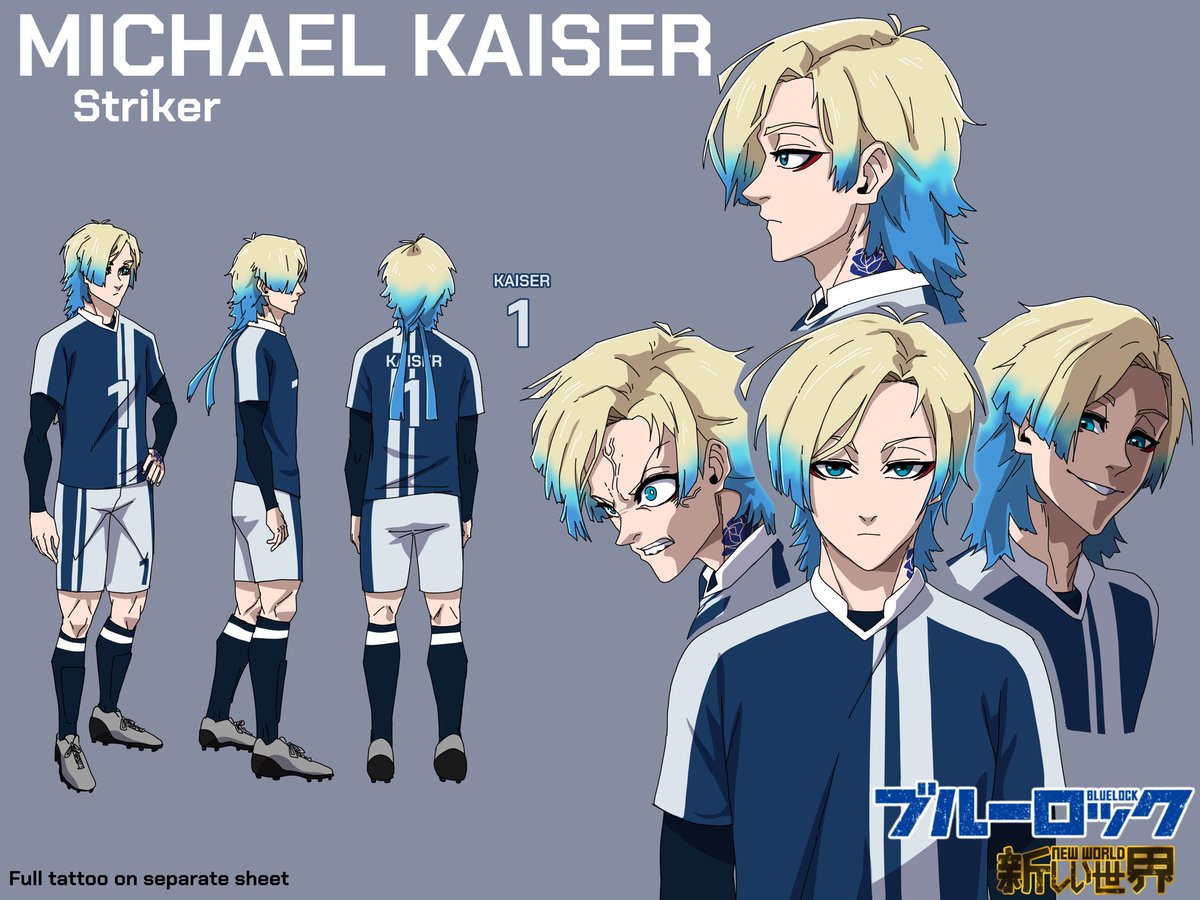 Michael Kaiser | Character Design for Blue Lock: New World!!!

(Fan Animated Blue Lock Movie)

MORE NEWS ABOUT FILM:

youtu.be/yNqVIp3CGJs?si…