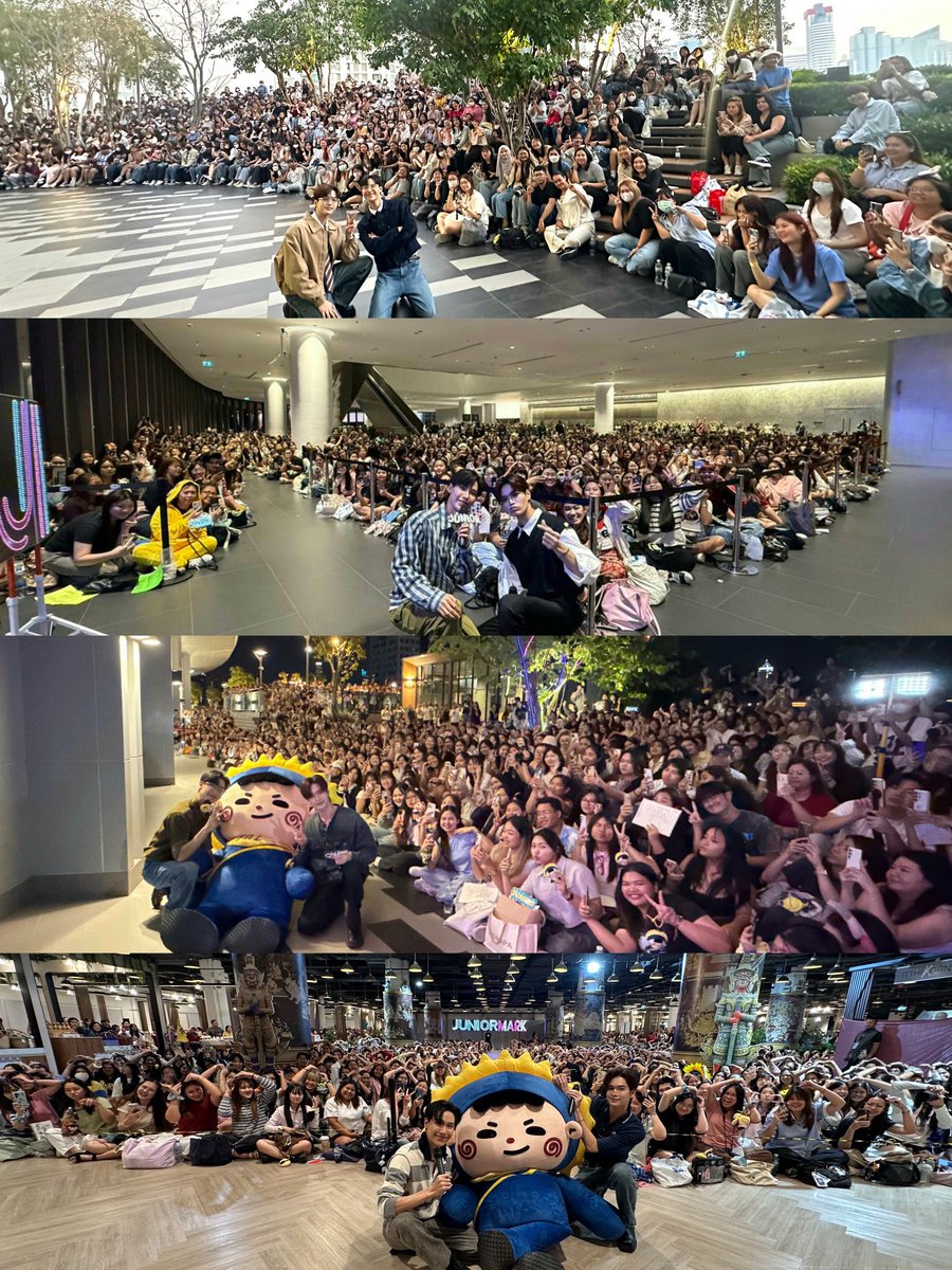 ifoundyouinjune's tweet image. And many more happy year together♡

พูดเสมอว่าไซน์ทุกครั้งคนเยอะขึ้นทุกครั้ง และครั้งนี้คนเยอะจนเรามองเห็นพี่ตัวเล็กมากๆ แต่ยั่นแปลว่าพวกคุณถูกรักจากคนมากมายและขอให้ถูกรักแบบนี้ตลอดไปเลยนะคะ

JUNIORMARK FNV FANSIGN

#GMMTVFANIVALxJuniorMark