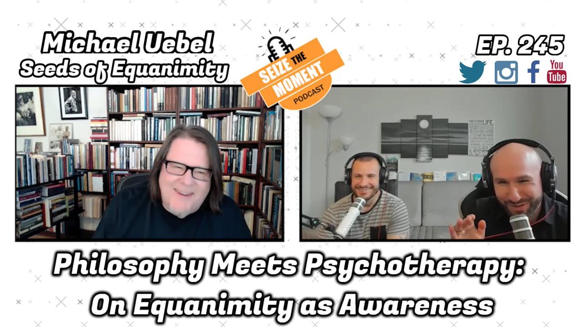 On episode 245, we welcome Michael Uebel to discuss the practice of equanimity, how perspective taking helps mitigate difficult feelings in PTSD, bridging political divides, and psychoanalysis as a foundation for increased humility and curiosity.

Full ep: youtube.com/watch?v=YoF-LK…