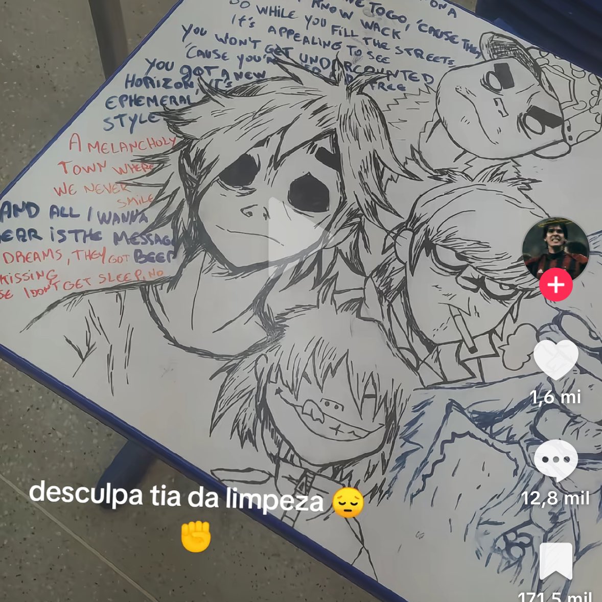 Imagina vc trabalhar na limpeza da escola, ganhar uma mixaria de dinheiro, (na minha escola tem mais de 23 banheiros) aí vc doido para ir para casa se depara com uma mesa assim que vai fazer vc chegar MUITO tarde em casa, isso daqui para mim é um falta de educação absurda