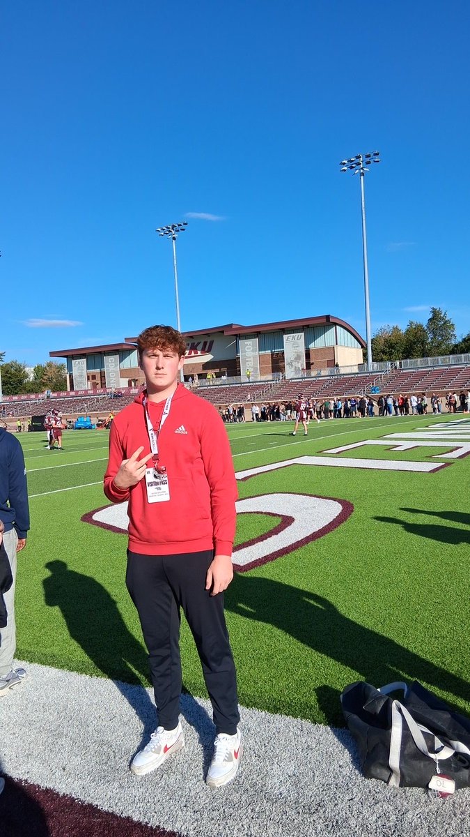 jacob sanford (@jacob_sanford33) on Twitter photo thanks to <a href="/EKUFootball/">EKU Football</a> for letting me come down for the game day visit i had a great time
<a href="/CraigYeast/">Craig Yeast</a> <a href="/coachboobrewer/">James Boo Brewer</a> thanks to <a href="/EKUFootball/">EKU Football</a> for letting me come down for the game day visit i had a great time
<a href="/CraigYeast/">Craig Yeast</a> <a href="/coachboobrewer/">James Boo Brewer</a>