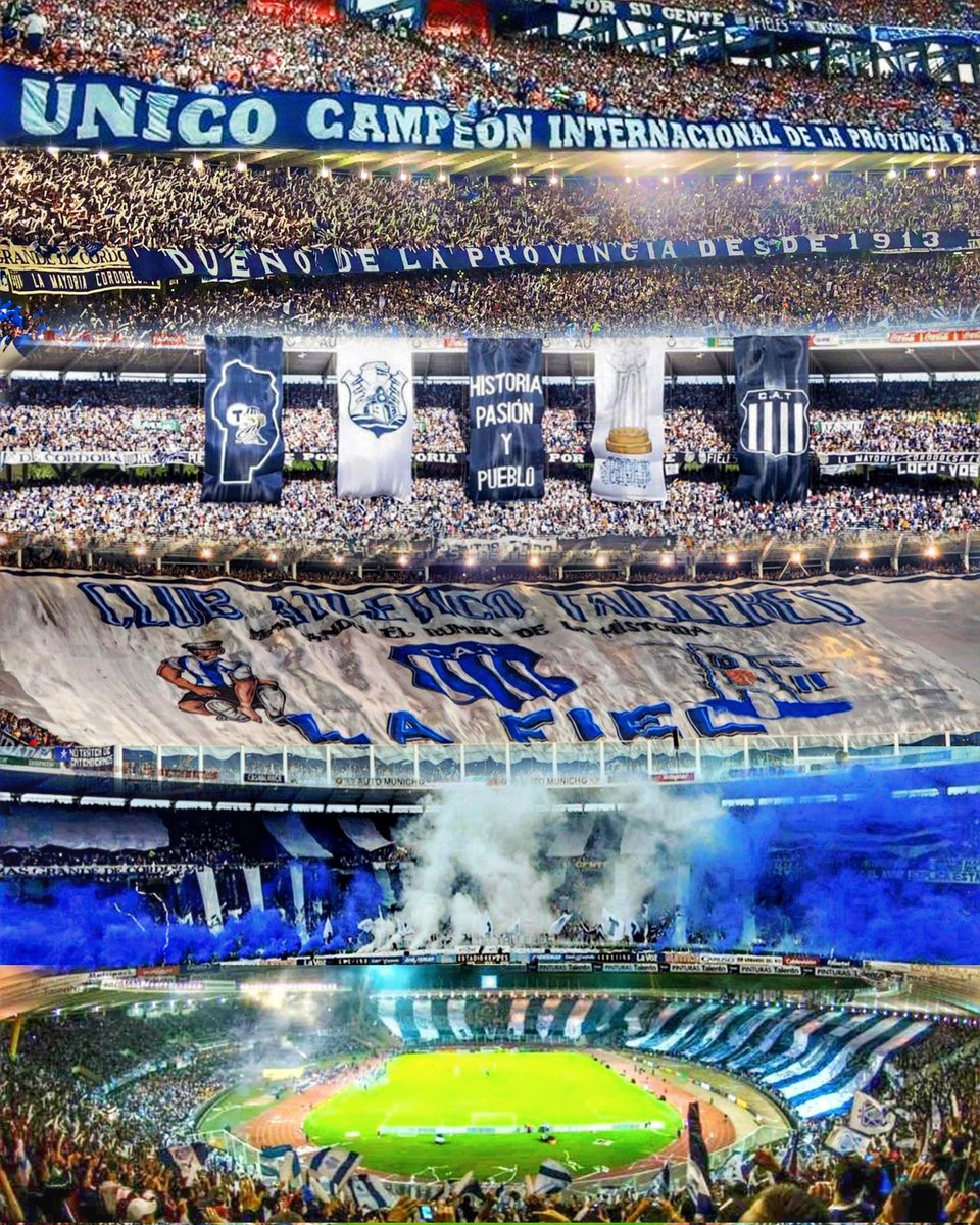 En Córdoba hay muchos Clubes, pero historia, títulos y copas uno sólo los tiene.

No todos los colores están hechos para brillar igual.

Feliz cumple a mi gran amor, feliz cumple al Club Atlético Talleres.