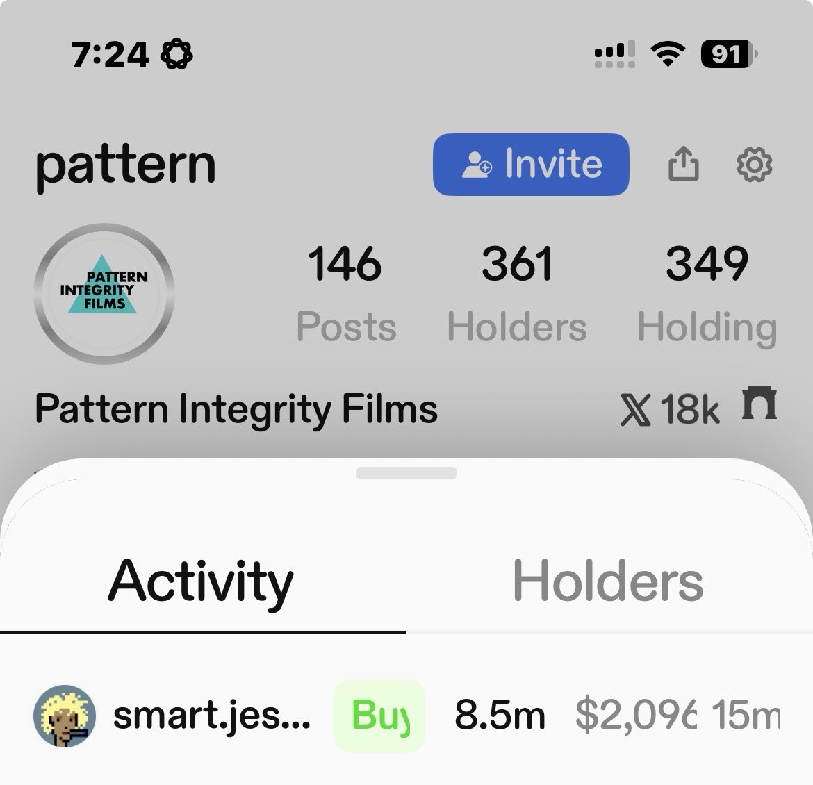pttrn_ntgrty's tweet photo. $Pattern on zora 🎈 https://t.co/KM1Zl8f7IB
