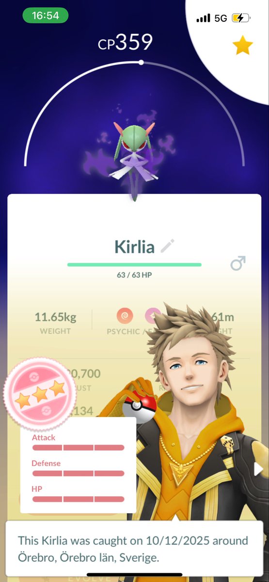 hannah_kaisa's tweet image. So glad I got this one!!! 😍🥳🥳🥳 Third ever shadow hundo 😅😇 #pokemongo #shadowhundo