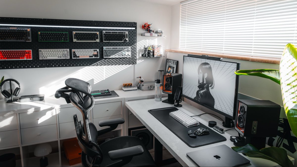 giusetup's tweet image. When sun light hits right ☀️ 
#desksetup 
#setup