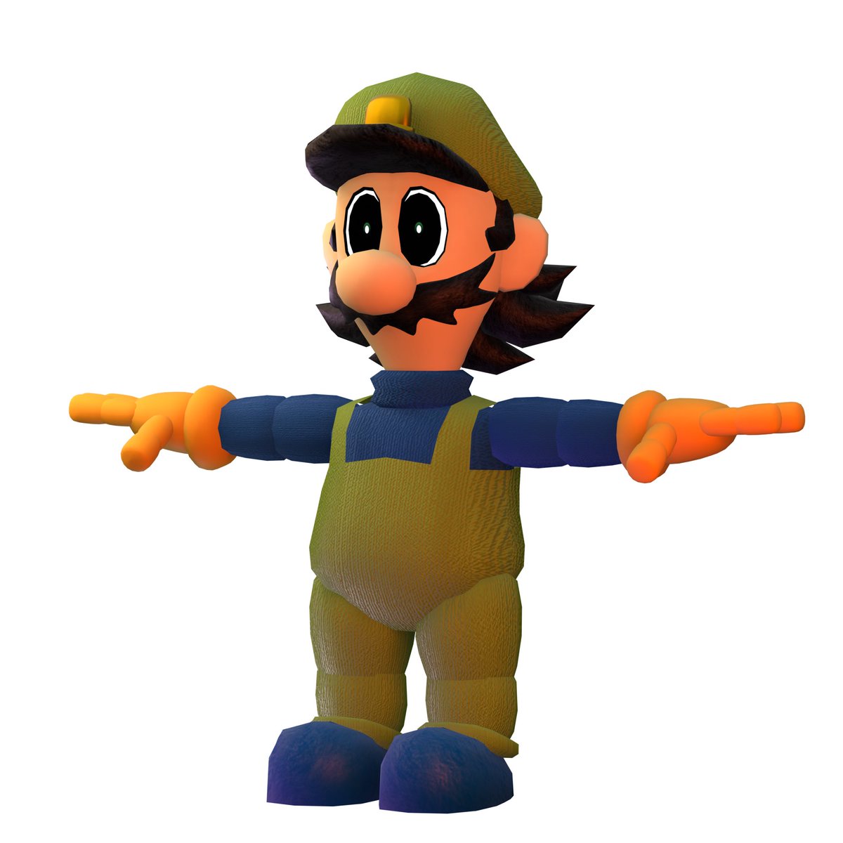 Got bored, so I modeled a concept for Insert Player 2 as a skin for Weegee in #Catastrophes !

Enjoy these renders!!
#Marioexe #homebrew #exeoc