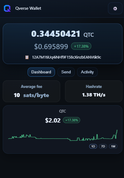 Qubitcoin just hit 1 TH/s hashrate. A milestone for the network and a sign the community is growing stronger every block.

More power. More security. More decentralization.

$QTC and Qverse ready for the next chapter. 🚀