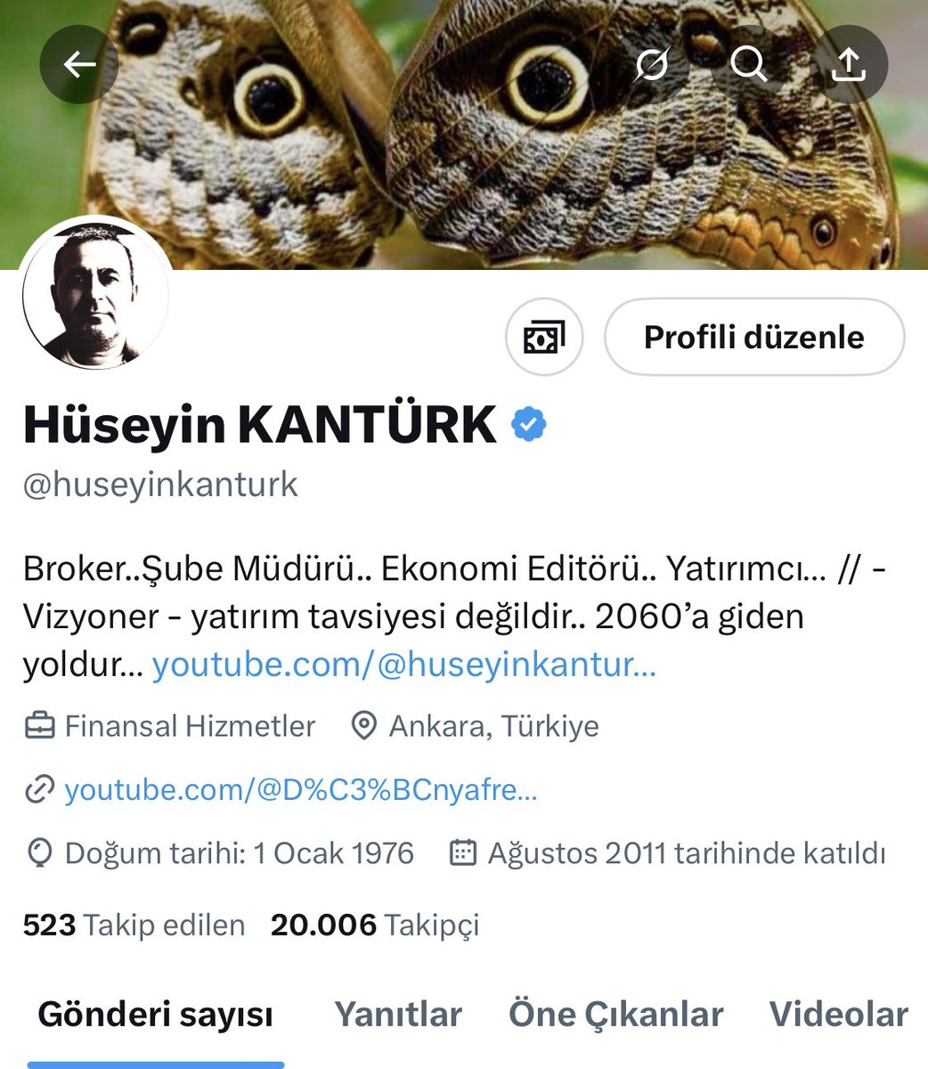 Bu arada hesap 20 K olmuş… 

Paylaşımlarımı rt - beğeni ile destekleyen… yorumları ile sohbeti zenginleştiren tüm arkadaşlarıma teşekkür ederim…

Birlikte devam…
