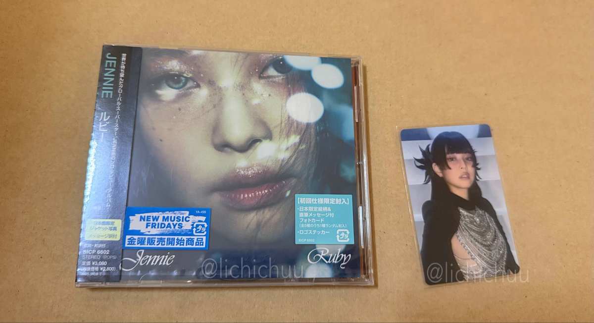 GoodsBlackpink's tweet photo. 🌈พร้อมส่ง

JENNIE Ruby Japan exclusive🍒
POB Tower record (ยังไม่แกะ)

1,020 ส่งฟรี 

Dm

#ตลาดนัดblackpink #ตลาดนัดแบล็คพิ้งค์ #ตลาดนัดเจนนี่ #ตลาดนัดjennie
블랙핑크 포카 양도 wts sell หา #JENNIE เจนนี่ https://t.co/UwgMDCPUvJ