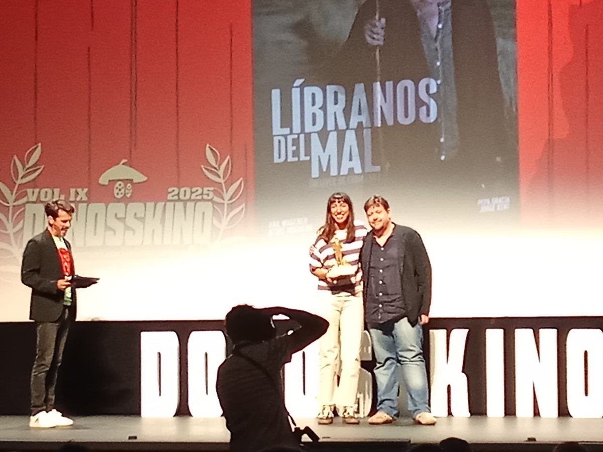 Gracias <a href="/Kristonkino/">Kristonkino 🎥</a> por invitarnos como Jurado en esta IX edición de <a href="/donosskino/">Donosskino</a>. Felicidades por el altísimo nivel de los cortos proyectados y por supuesto a los ganadores. Ya queda menos para la próxima edición. #Donosskino2025 #palmares #tea #Libranosdelmal #Tito #29defebrero
