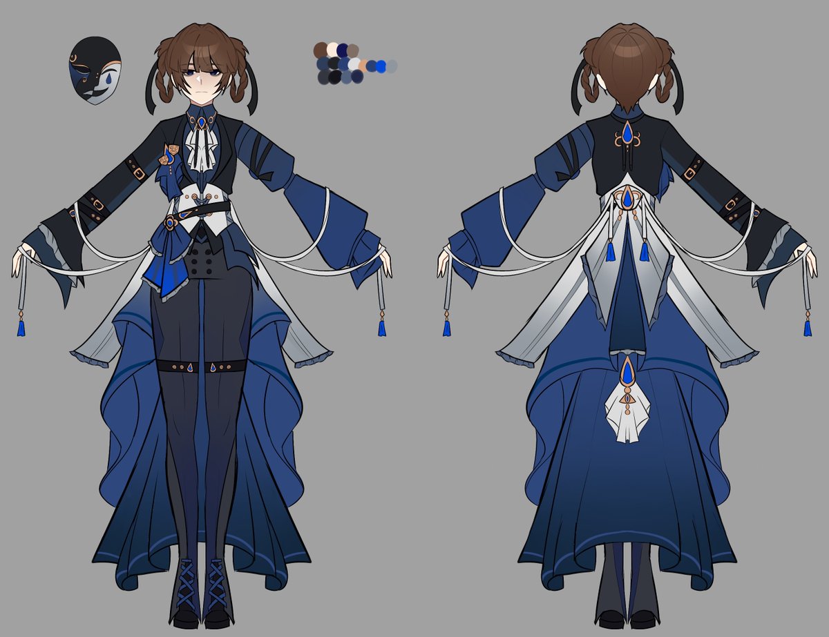 timelyhsrocs's tweet photo. ~☆ Oc of the day ☆~
Seiko owned by @reiquiem_ 
ーーー☆ーーー
Seiko, a Masked Fool hailing from Edo Star, renowned as one of the galaxy's greatest acting talents. However, behind that grandiose facade she wears lies nothing but a void that only Elation can fill.
--•✧•-- https://t.co/DnLDzYBrpa