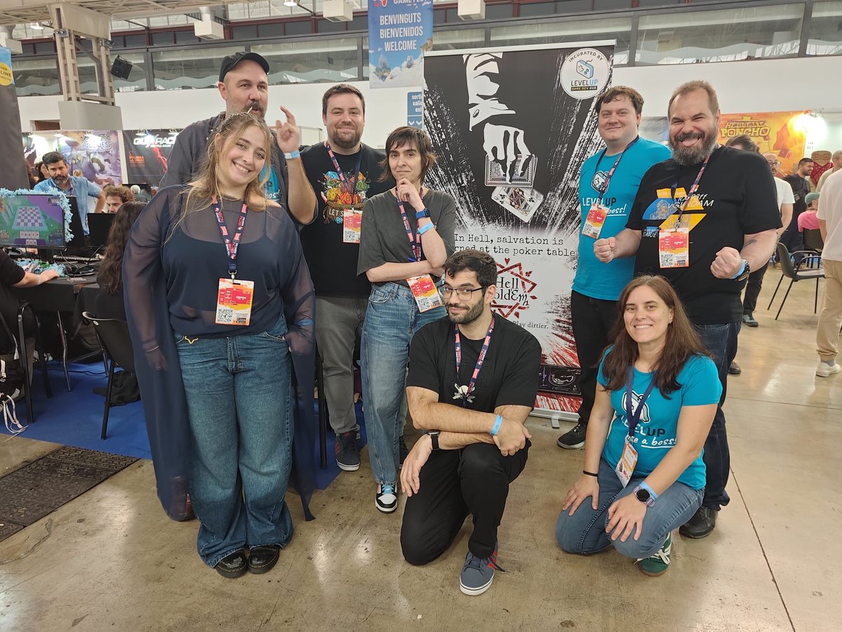 TwistedHouseDev's tweet image. With the amazing team of @game_levelup. Thank you so much for your guidance and warmth ❤️❤️❤️