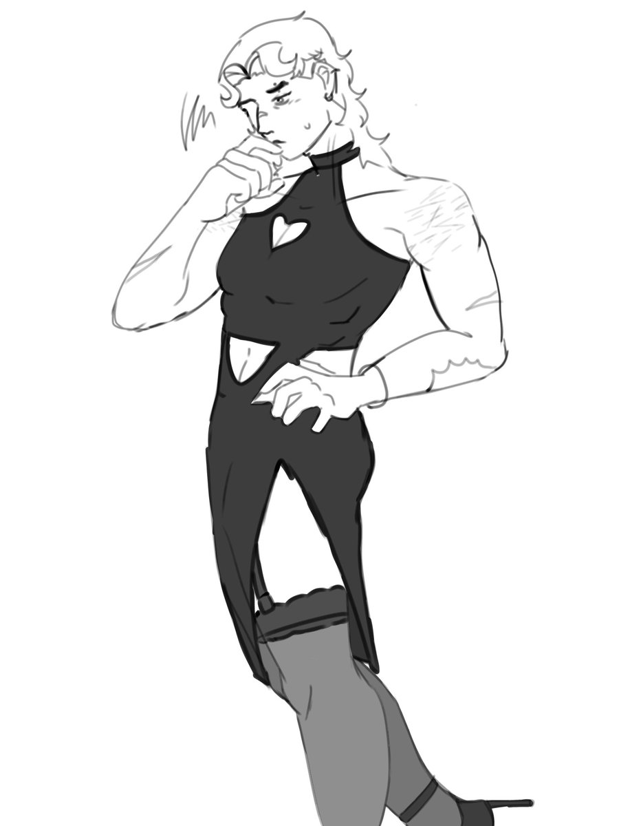 Psych0punktw1nk's tweet image. Ugh.. I look ugly in this

// got lazy to find a different ref/base… sorry if this sucks😞
#mohawkwilliam #drag ? #doodle