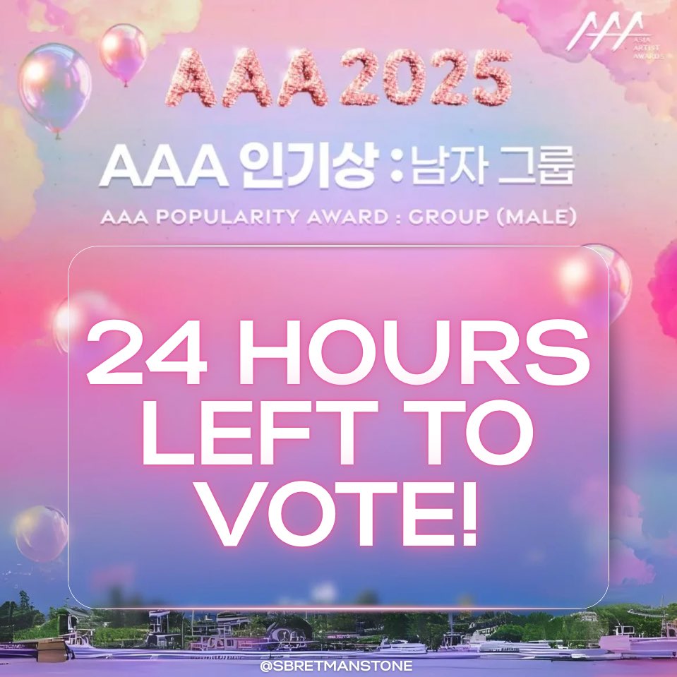 SBretmanStone's tweet photo. 𝟐𝟒 𝐇𝐎𝐔𝐑𝐒 𝐋𝐄𝐅𝐓 𝐓𝐎 𝐕𝐎𝐓𝐄!

A’TIN! Cast your votes on IdolChamp now and let’s secure the top spot for this Preliminary Round! ❤️‍🔥

Let’s win this together, and prepare for the finals! 

VOTE FOR SB19 NOW! 🗳️

MAHALIMA SA ITALIA
@SB19Official #SB19
#SB19SAMAsaROMA2025 https://t.co/7Dqkvp8NLR
