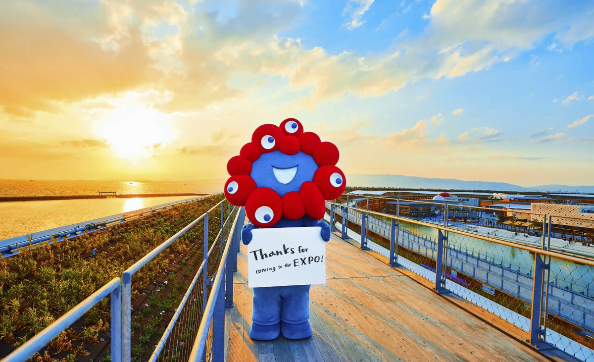 DaysToGo_Expo's tweet image. 今日のミャクミャク
大阪・関西万博【本日閉幕】
大屋根リング(夢洲会場)
expo2025.or.jp
『Thanks for coming to the EXPO!』