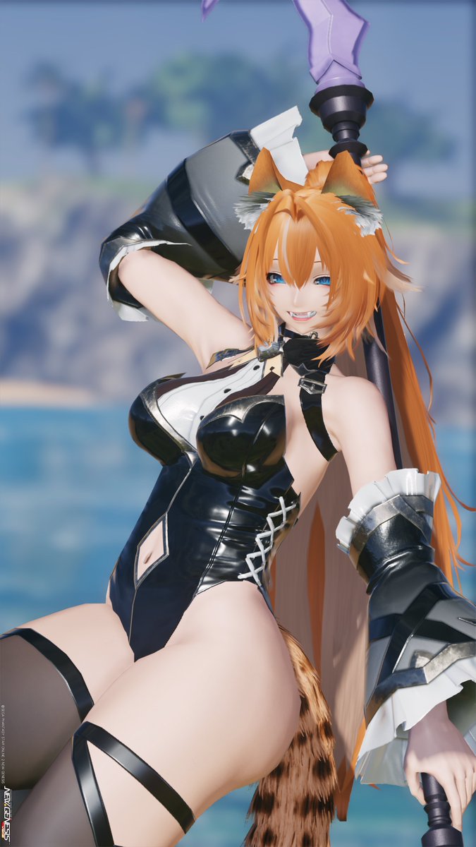 おは月曜日～( ﾟ▽ﾟ)/
今日はお休みなので、ゆっくり遊べるね～(*'ω'*)
#PSO2NGS #PSO2NGS_SS