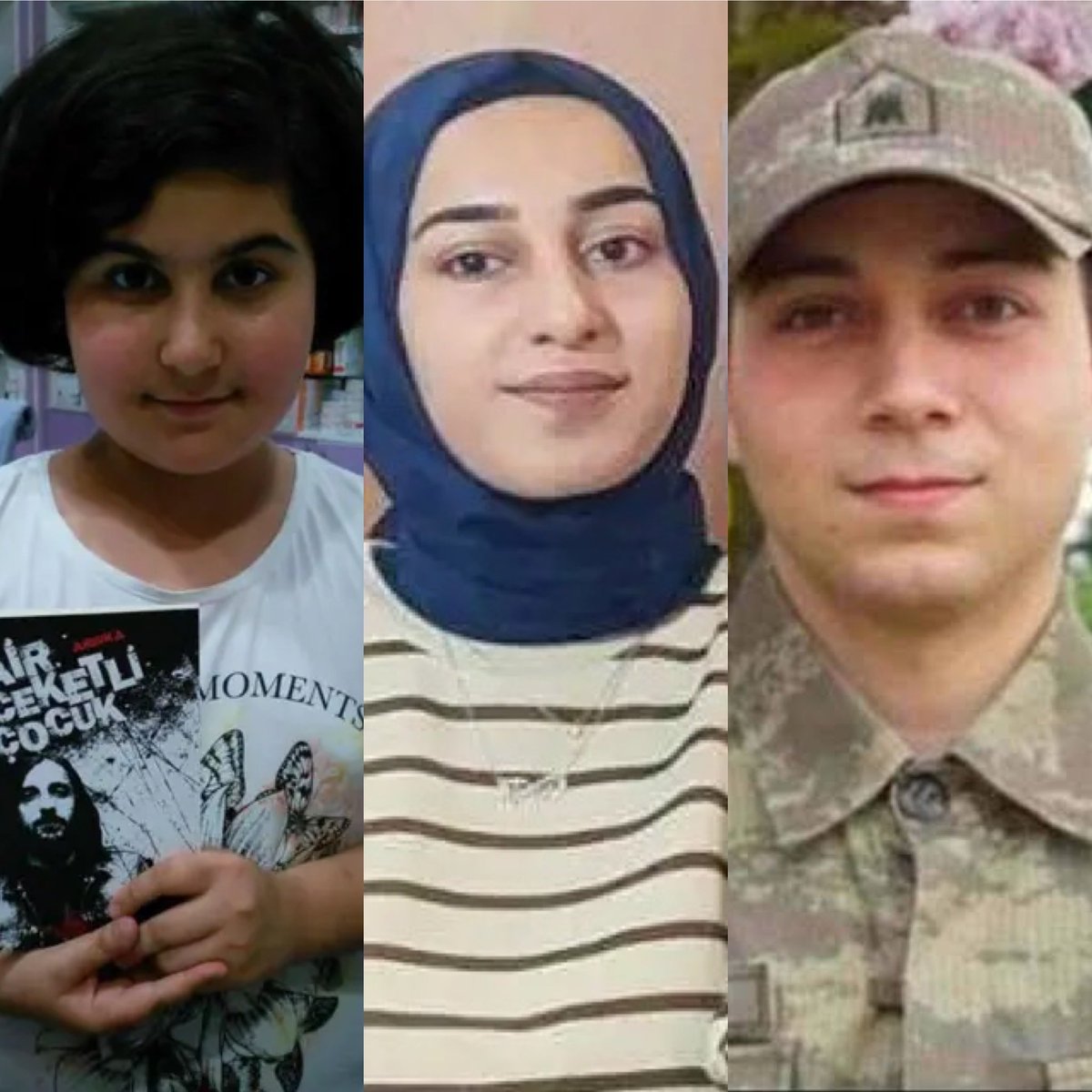 -nizamettin kabaiş,(rojin)
-ethem büyükışık (dorukhan)
-şaban vatan, (rabia naz)
3 baba 
üçüne de “intihar”
“unut. yoksa…”dediler 
korku imparatorluğuna rağmen 
onlar hiç vazgeçmediler. bakmaya kıyamadıkları çocuklarının otopsi fotoğraflarında bile delil aradılar.