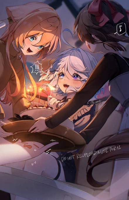 『『Happy birthday to you~』』 『わぁ...!!』 #フリーナ生誕祭2025