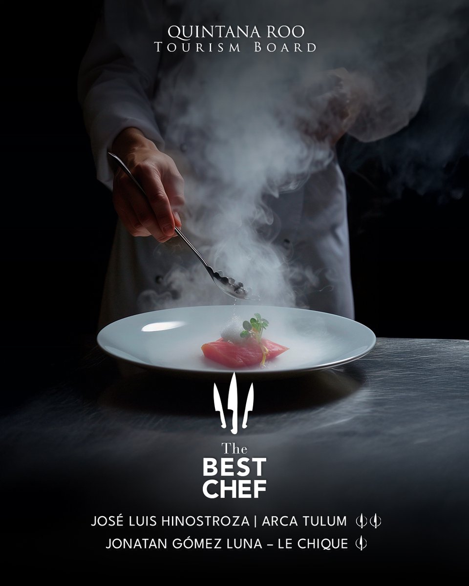 🇲🇽 The #MexicanCaribbean shines among the world’s culinary elite!

At The Best Chef Awards 2025 in Milan 🇮🇹, 22 Mexican chefs were honored — including José Luis Hinostroza and Jonatan Gómez Luna proudly representing our region. A true fusion of flavor, creativity &amp; beauty!